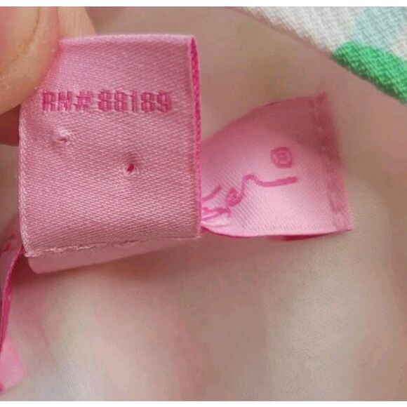 Lilly Pulitzer Floral Sleeveless Zip Straight Shift Dress 100% Cotton - Size 0 - Picture 8 of 9